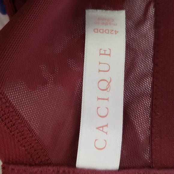 Cacique Lightly Lined Bra Sz 42DDD - Picture 5 of 5